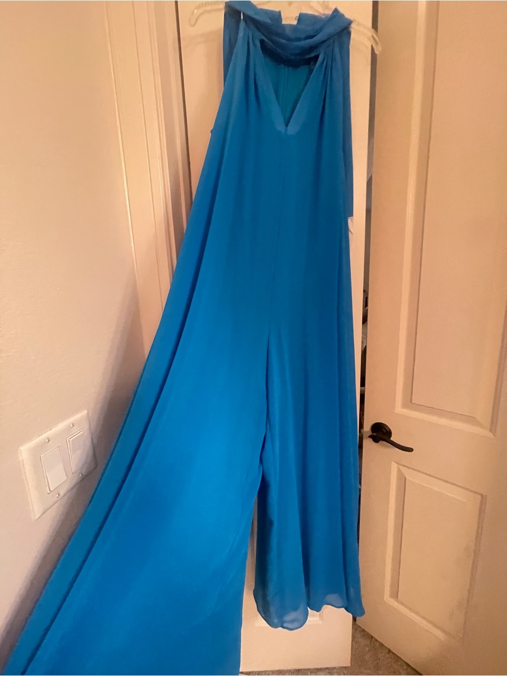 1. State Turquoise Halter Wide-Leg Jumpsuit